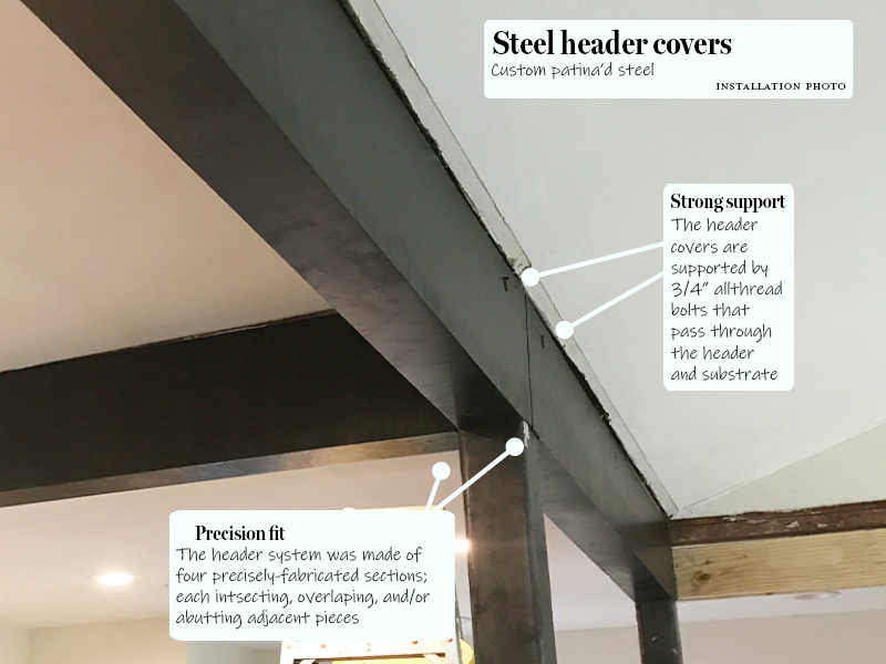 Aberdeen steel header junction