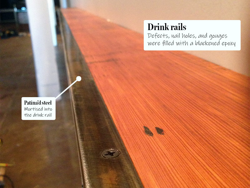 Antones drink rails bowtie