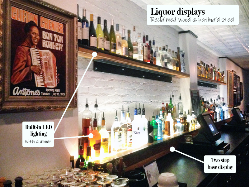 Antones main bar LED lights