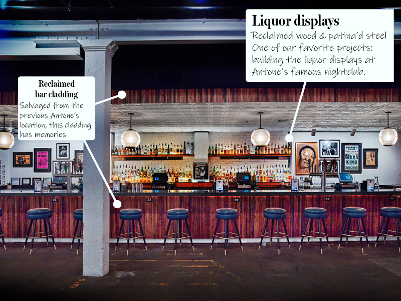 Antones main bar wide