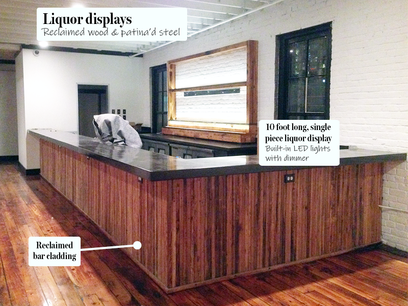 Antones private bar wide