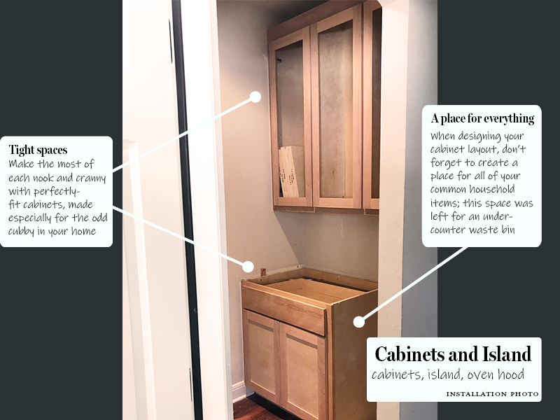 Walnut Creek cabinets nook wide