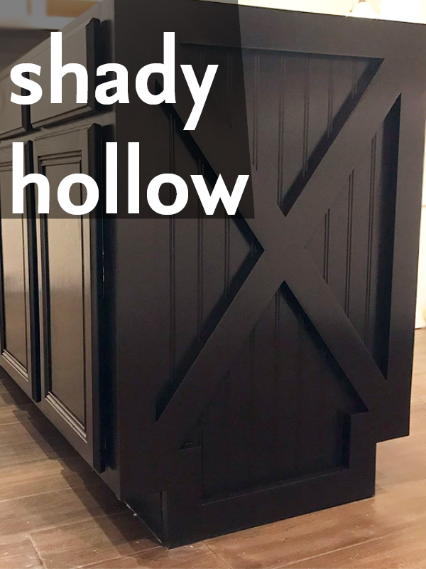 Shady hollow cabinet tile